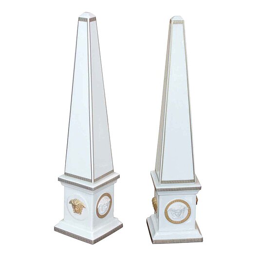 Versace "GORGONA" Paar Obelisken